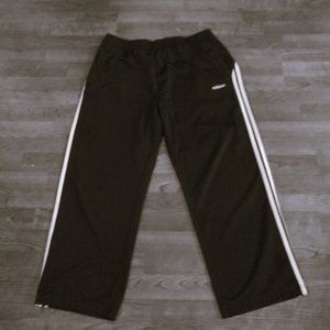 Adidas Black 3 Stripe Athletic Pants Size 2XL XXL